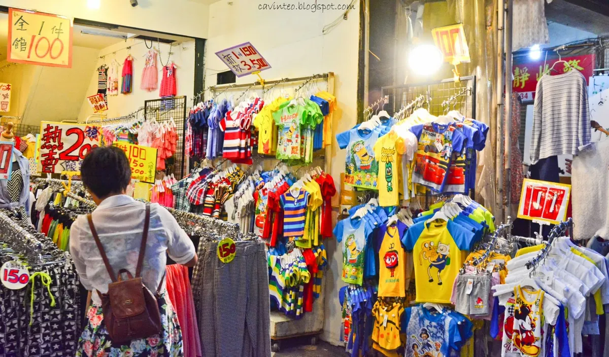 Image result for taipei night market clothes